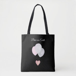Friedensweiße Ballons-Tasche Tasche