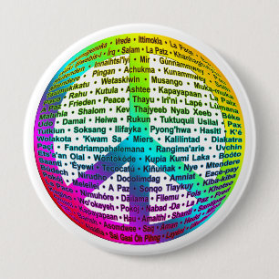Friedensweltsprache Button