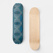 Friedenswinge Abstrakte Kunst Skateboard (Vorderseite)