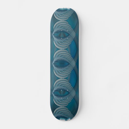 Friedenswinge Abstrakte Kunst Skateboard (Vorderseite)