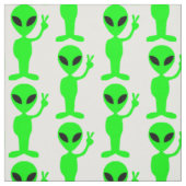Friedenszeichen Alien süß Stoff (Muster)
