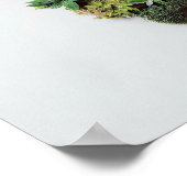 Friedenszeichen aus Blätter Poster (Ecke)