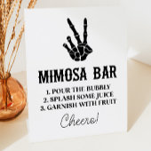 Friedenszeichen bis Tod Do us Party Mimosa Bar Sig Sockelschild