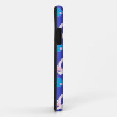 Friedenszeichen blau Case-Mate iPhone hülle (Hinten/Rechts)