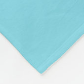 Friedenszeichen Blumen in Light Blue Fleecedecke (Ecke)