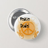 Friedenszeichen Button (Vorne & Hinten)