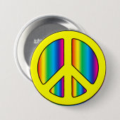 Friedenszeichen Button (Vorne & Hinten)
