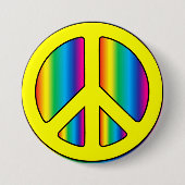 Friedenszeichen Button (Vorderseite)