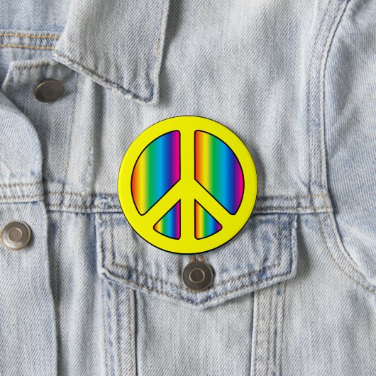 Friedenszeichen Button (Beispiel)