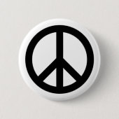 Friedenszeichen Button (Vorderseite)
