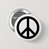 Friedenszeichen Button (Vorne & Hinten)
