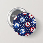 Friedenszeichen Button (Vorne & Hinten)