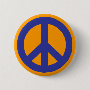 Friedenszeichen Button