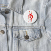 Friedenszeichen Button (Beispiel)