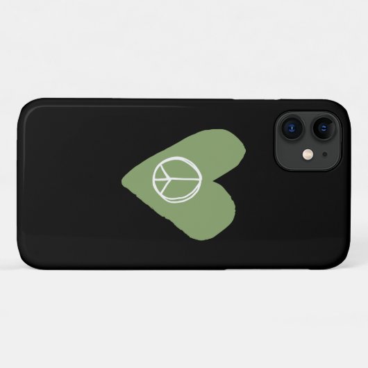 Friedenszeichen Case-Mate iPhone Hülle (Rückseite (Horizontal))