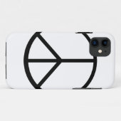 Friedenszeichen Case-Mate iPhone Hülle (Rückseite (Horizontal))