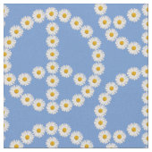 Friedenszeichen daisy boho stoff (Nahaufnahme)