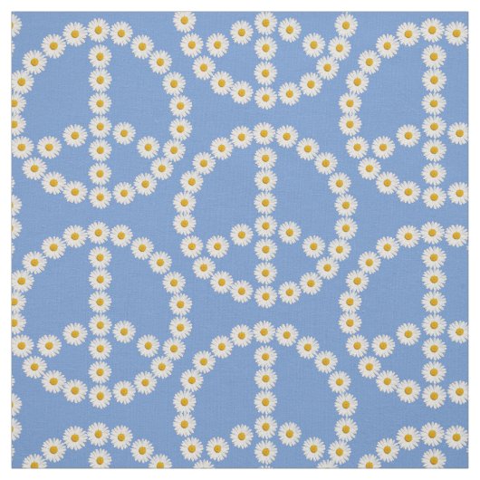 Friedenszeichen daisy boho stoff (Muster)