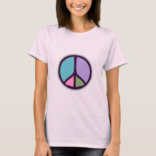 Friedenszeichen-Damen-Bio T - Shirt