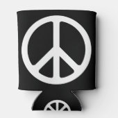 Friedenszeichen Dosenkühler (Rückseite)