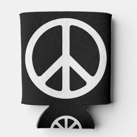 Friedenszeichen Dosenkühler (Rückseite)