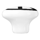 Friedenszeichen-Entwurfs-Keramik-Griff Keramikknauf (Seitenansicht)