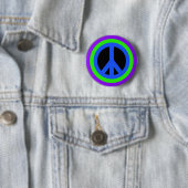 Friedenszeichen-Flair-Knopf Button (Beispiel)