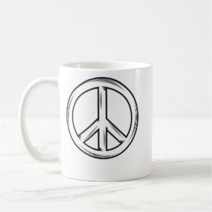 Friedenszeichen für Männer und Frauen Kaffeetasse