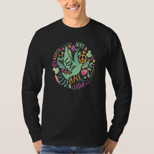 Friedenszeichen für Männer und Frauen T-Shirt