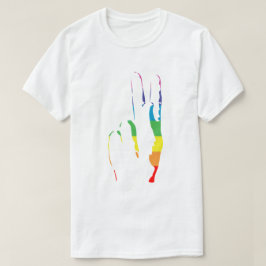 Friedenszeichen für Regenbogen T-Shirt
