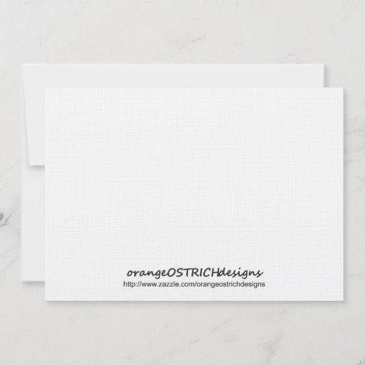 Friedenszeichen Geburtstag Einladung - Tee (Rückseite)