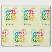 Friedenszeichen Geschenkpapier (Flach)