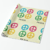Friedenszeichen Geschenkpapier (Ungerollt)