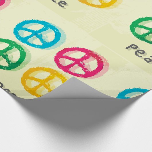 Friedenszeichen Geschenkpapier