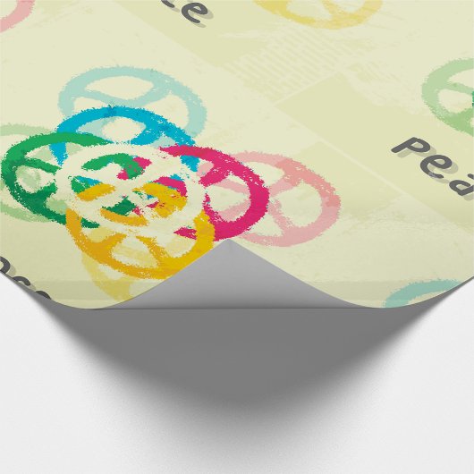 Friedenszeichen Geschenkpapier