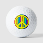 Friedenszeichen Golfball (Vorderseite)
