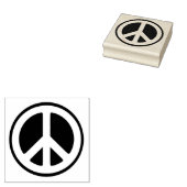 Friedenszeichen Gummistempel (Stempel)