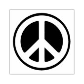 Friedenszeichen Gummistempel (Prägung)