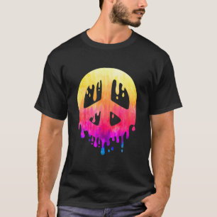 Friedenszeichen Hippie Color Splash Hippie Street  T-Shirt