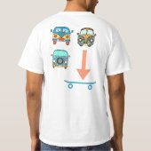 Friedenszeichen, Hippie-T - Shirt (Rückseite)