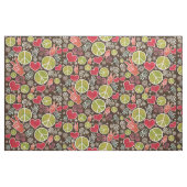 Friedenszeichen Hipster Pacifismus Zeichengestaltu Stoff (Fat Quarter (45,7 x 55,9 cm))