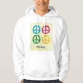 Friedenszeichen Hoodie (Vorderseite)