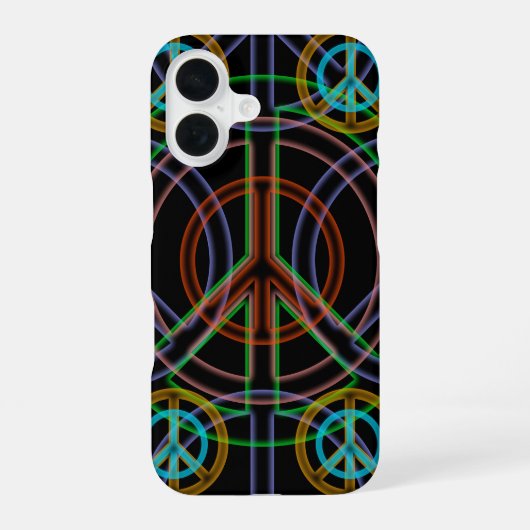 Friedenszeichen iPhone-Hülle iPhone 16 Hülle (Rückseite)