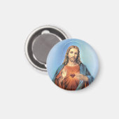 Friedenszeichen/Jesus Magnet (Vorderseite/Rückseite)