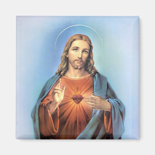 Friedenszeichen/Jesus Magnet (Vorne)