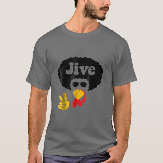 Friedenszeichen Jive Türkei Gesicht Funny Erntedan T-Shirt (Vorderseite)