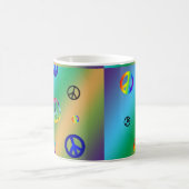 Friedenszeichen Kaffeetasse (Mittel)
