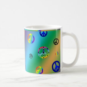 Friedenszeichen Kaffeetasse