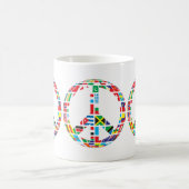 Friedenszeichen-Kaffeetasse Kaffeetasse (Mittel)
