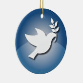 Friedenszeichen Keramik Ornament (Rechts)